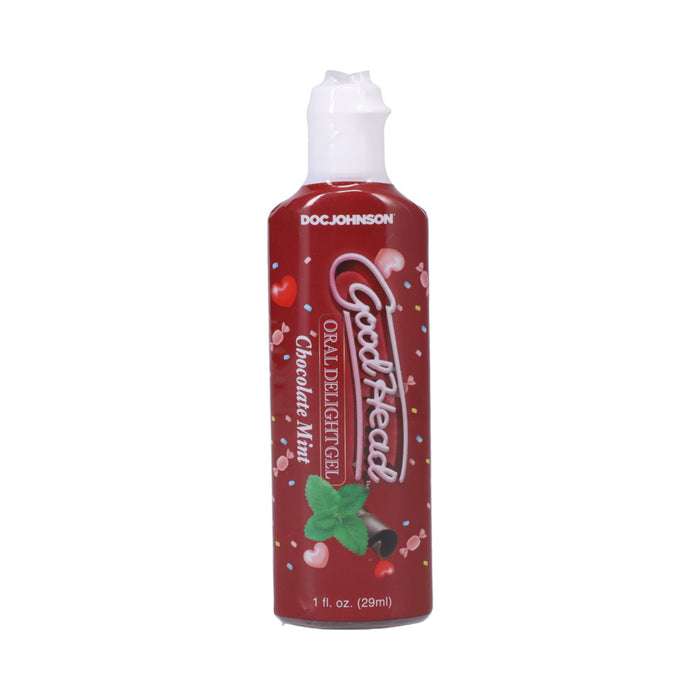 GoodHead Oral Delight Gel Strawberry,Cherry,Cotton Candy,Chocolate Mint,Cinnamon 5 Pack 1oz