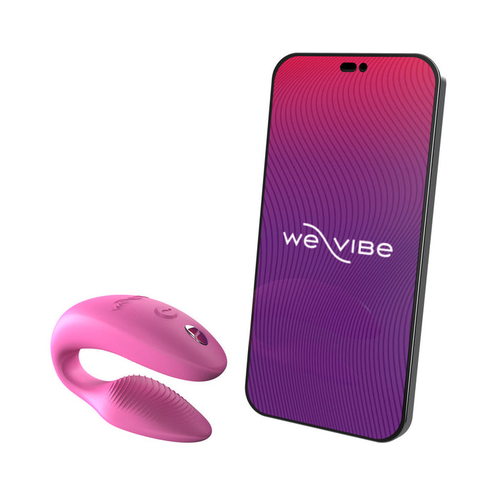 We-Vibe Sync 2 Rechargeable Silicone Couples Vibrator Rose
