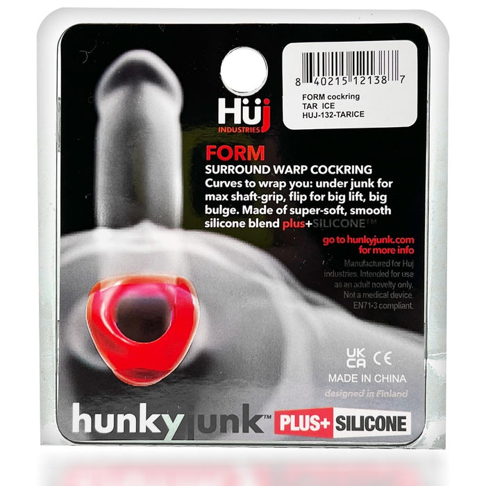 Hunkyjunk Form Surround Cockring Tar Ice