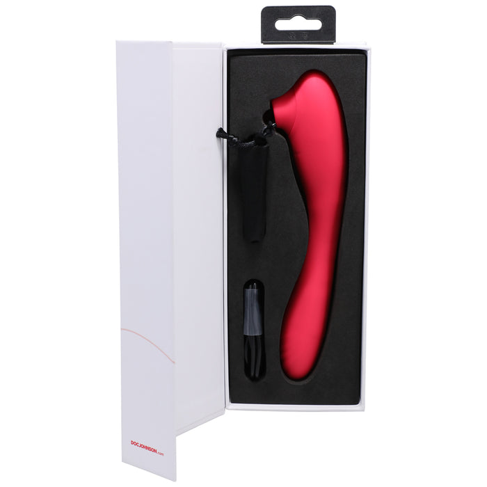 This Product Sucks Bendable Sucking Clitoral Stimulator & G-Spot Vibrator Pink