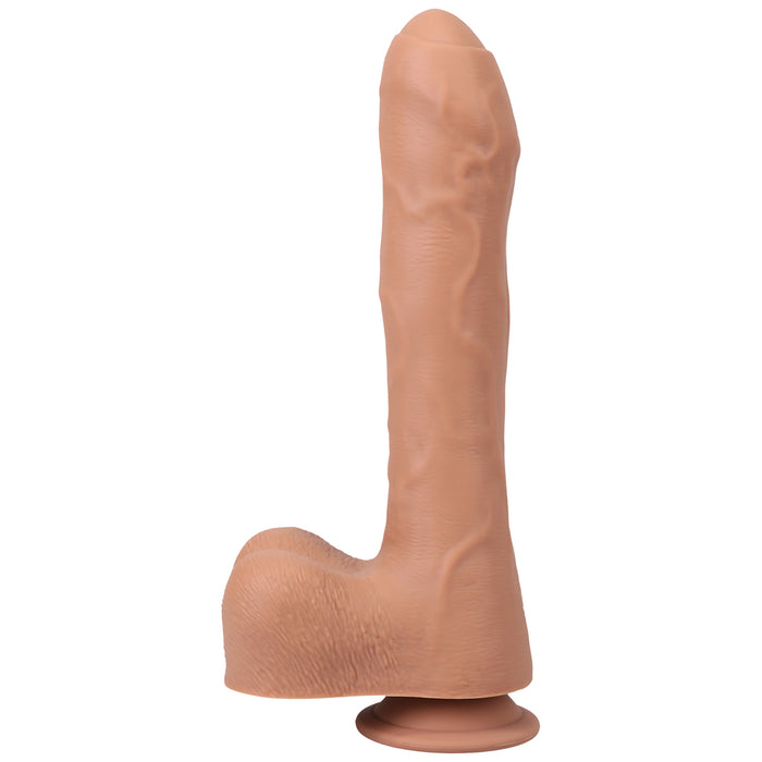Fort Troff Uncut Thruster Mini Fuck Machine Rechargeable Remote-Controlled Silicone 8.5 in. Thrusting Dildo Tan