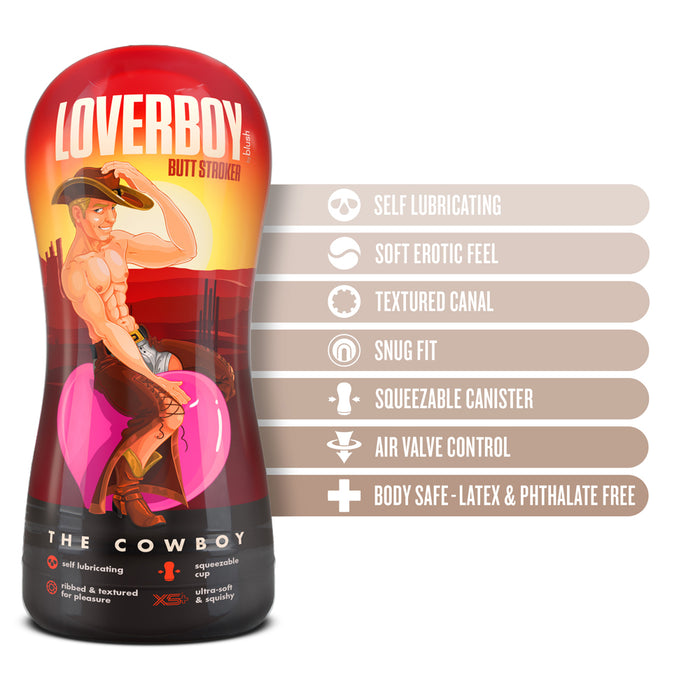 Coverboy The Cowboy Self-Lubricating Anal Stroker Beige