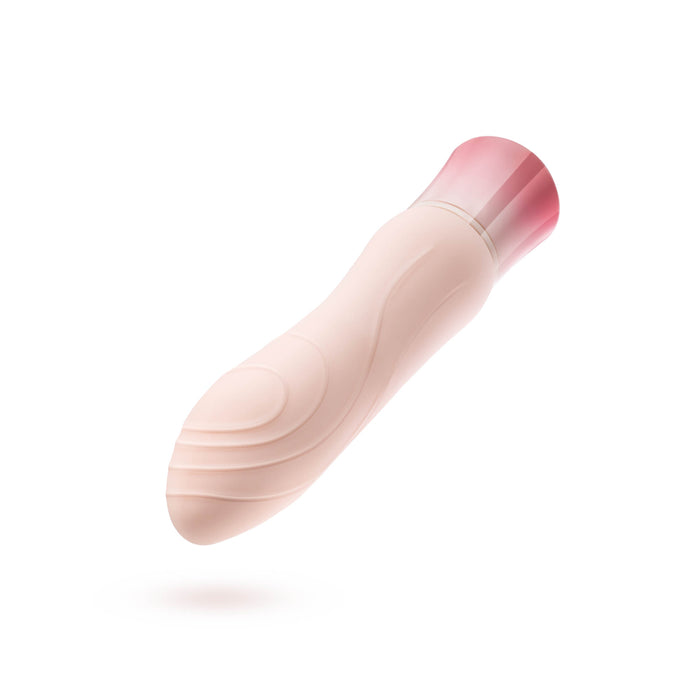 Blush Oh My Gem Elegant Rechargeable Warming Textured Silicone G-Spot Vibrator Morganite