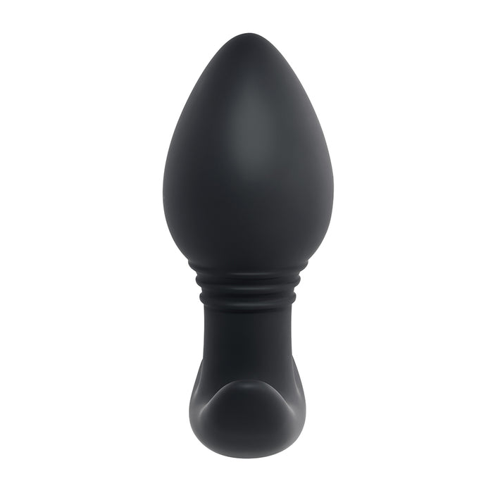 Playboy Plug & Play Rechargeable Remote Controlled Vibrating Silicone Anal Plug Navy