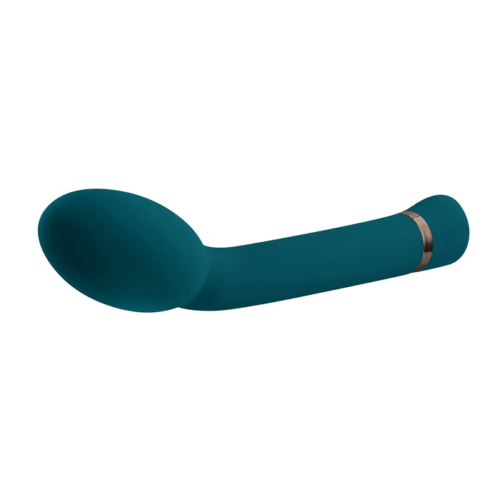 Playboy On The Spot Rechargeable Silicone G-Spot Vibrator Deep Teal