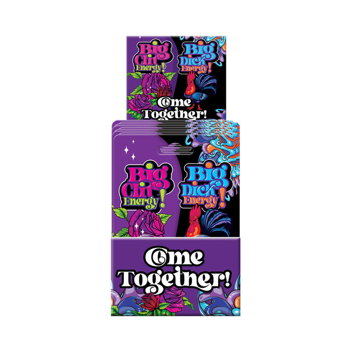 Come Together Big Dick-Big Clit Energy 2-Pack 24-Piece Display