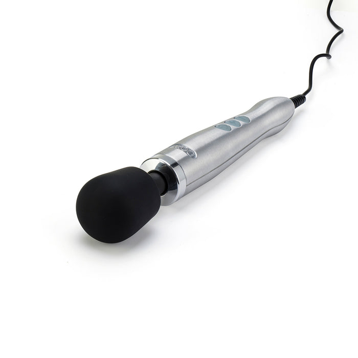 Doxy Die Cast Wand Vibrator Brushed Metal