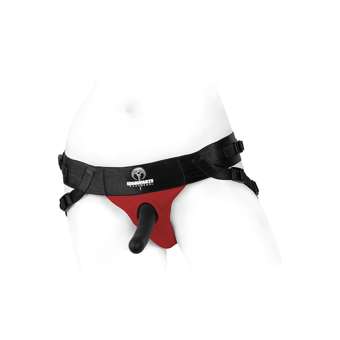 SpareParts Joque Double Strap Harness Red Size B
