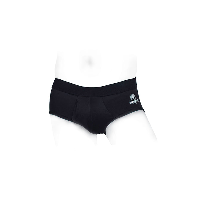 SpareParts Pete Briefs Nylon Packing Underwear Black Size 2XL