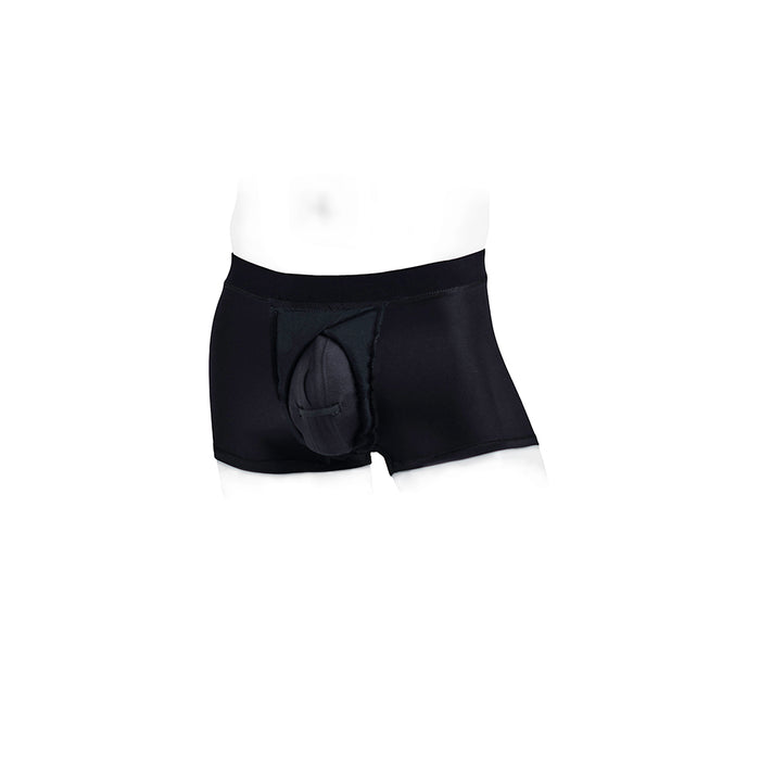 SpareParts Pete Trunks Nylon Packing Underwear Black Size XL