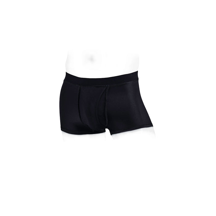 SpareParts Pete Trunks Nylon Packing Underwear Black Size 2XL