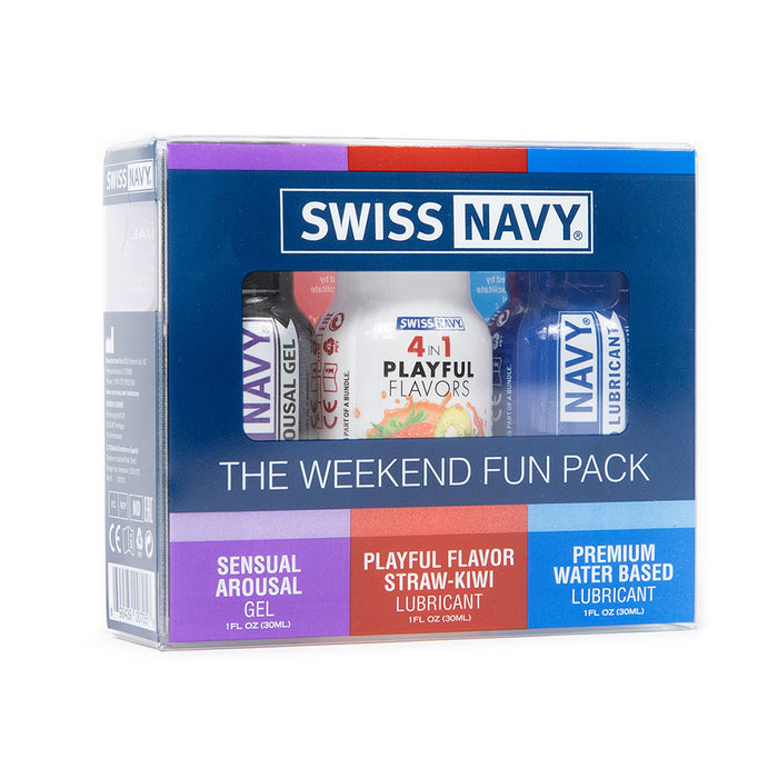 Swiss Navy Weekend Fun Pack 3-Piece 1 oz.