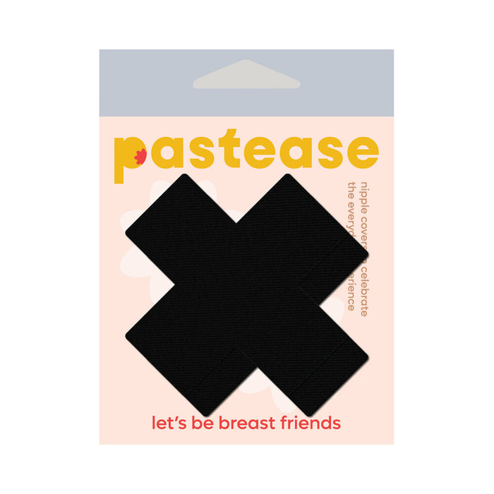 Pastease Crosses Pasties Black