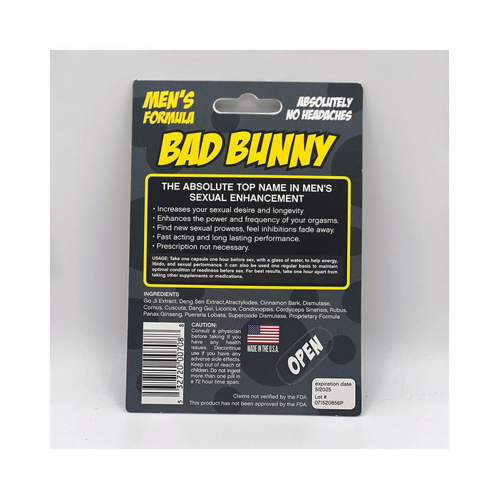 Bad Bunny Male Enhancer 24 Pills Per Display