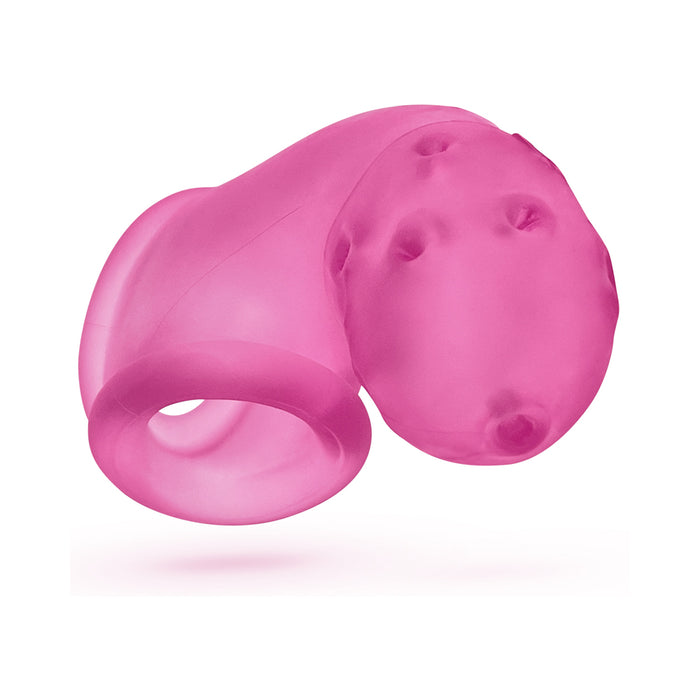 OxBalls Airlock Air-Lite Vented Chastity Pink Ice