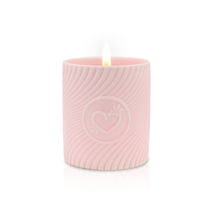 HighOnLove Pink Massage Candle Litchi Martini