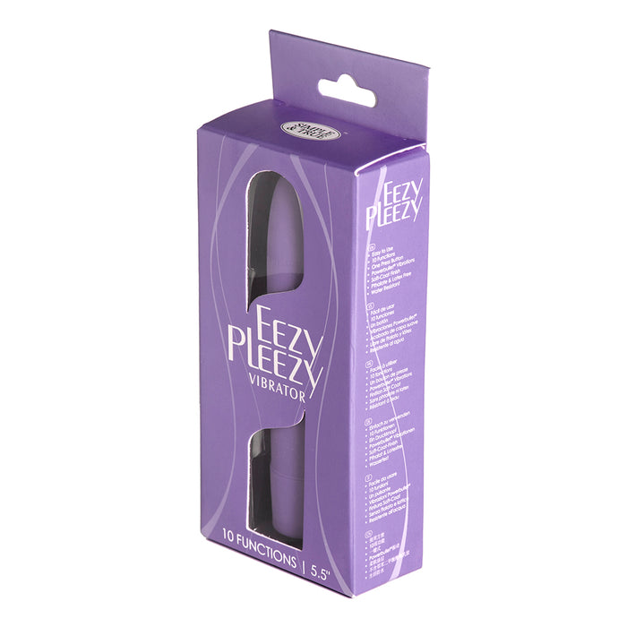 Simple & True Eezy Pleezy Classic Vibrator 5.5 in. Purple