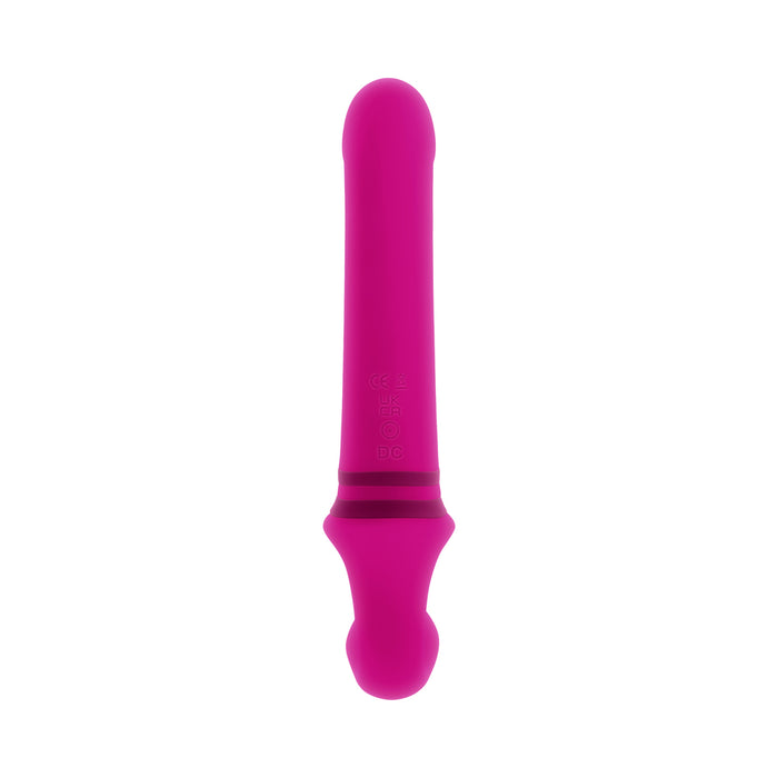 Gender X Sharing Is Caring Rechargeable Silicone Dual-Ended Vibrator Pink
