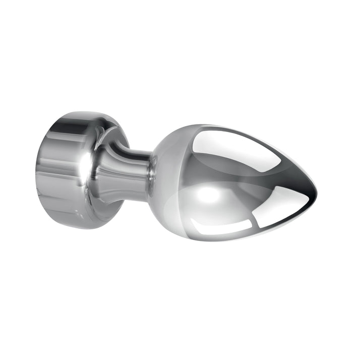 Gender X Rockin' Metal Plug XL Rechargeable Vibrating Anal Plug Aluminum Silver