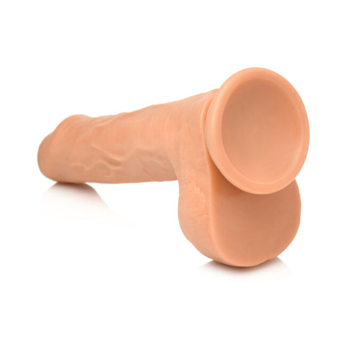 Thinz Uncut 6.5 in. Dildo with Balls Light