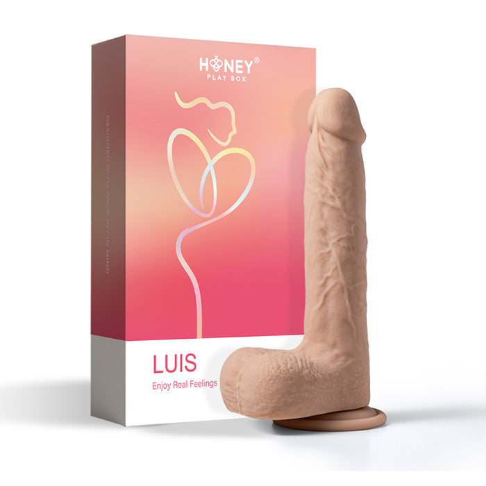 Honey Play Box Luis App Controlled Realistic Thrusting Dildo 8.5 in.