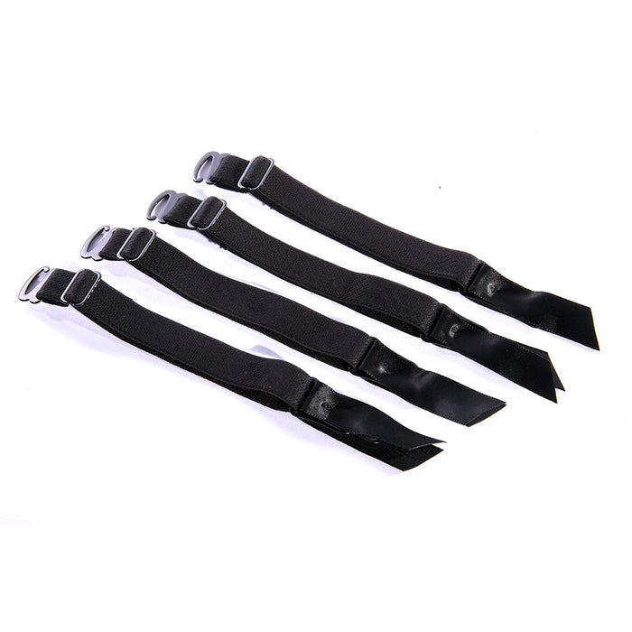 SpareParts Removeable Garters 4-Piece Set Black