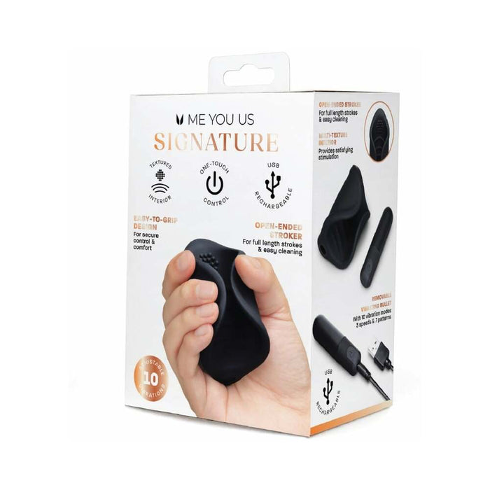 Me You Us Signature The Vibrating Open Stroker