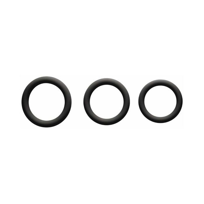 Me You Us Signature The Chubby 3 Ring Set Black
