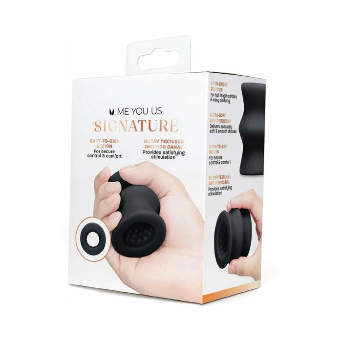 Me You Us Signature The Silicone Oral Stroker Black