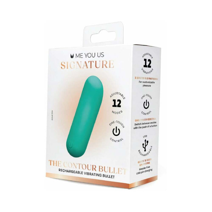 Me You Us Signature The Contour Bullet Teal