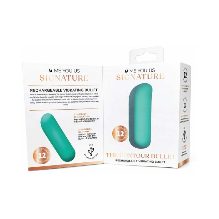 Me You Us Signature The Contour Bullet Teal