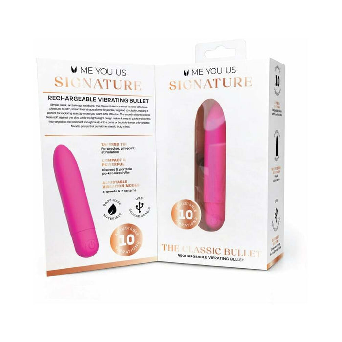 Me You Us Signature The Classic Bullet Pink