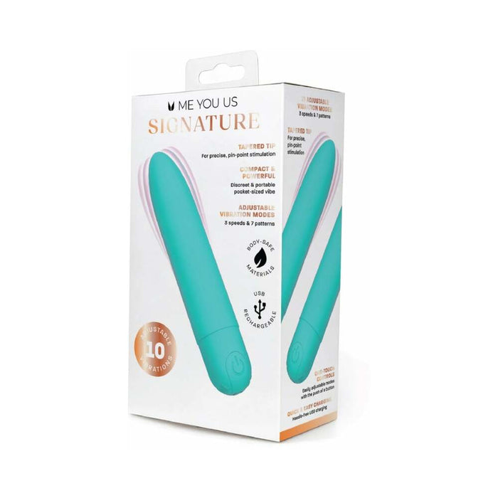 Me You Us Signature The Classic Bullet Teal