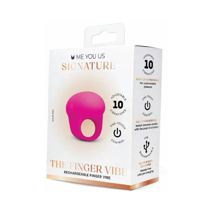 Me You Us Signature The Finger Vibe Pink