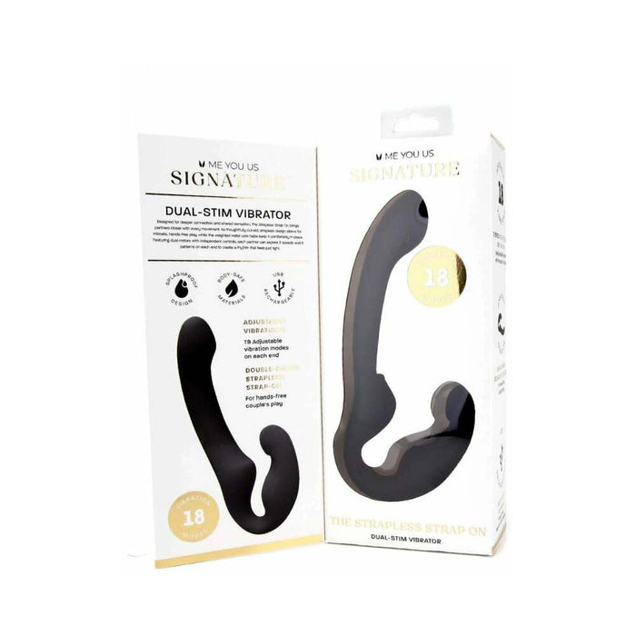 Me You Us Signature The Strapless Strap-On Black