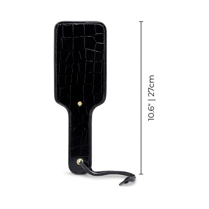 The Cowgirl Essentials Patent Leather Croc Spanking Paddle