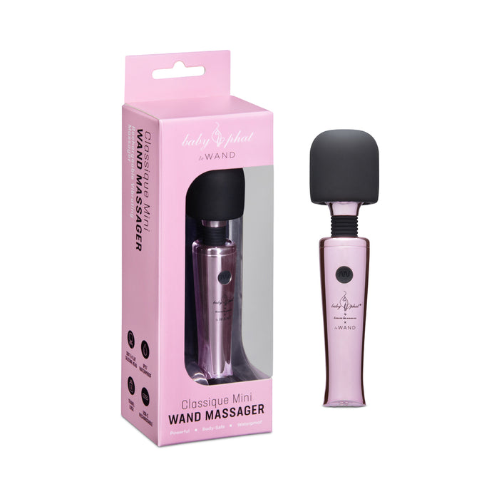 Baby Phat x Le Wand Classique Mini Rechargeable Vibrating Massager Pink