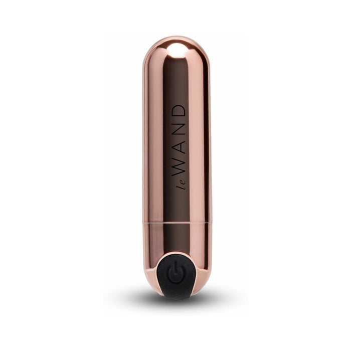 Le Wand Essentials Mini Rechargeable Rose Gold Bullet Vibrator