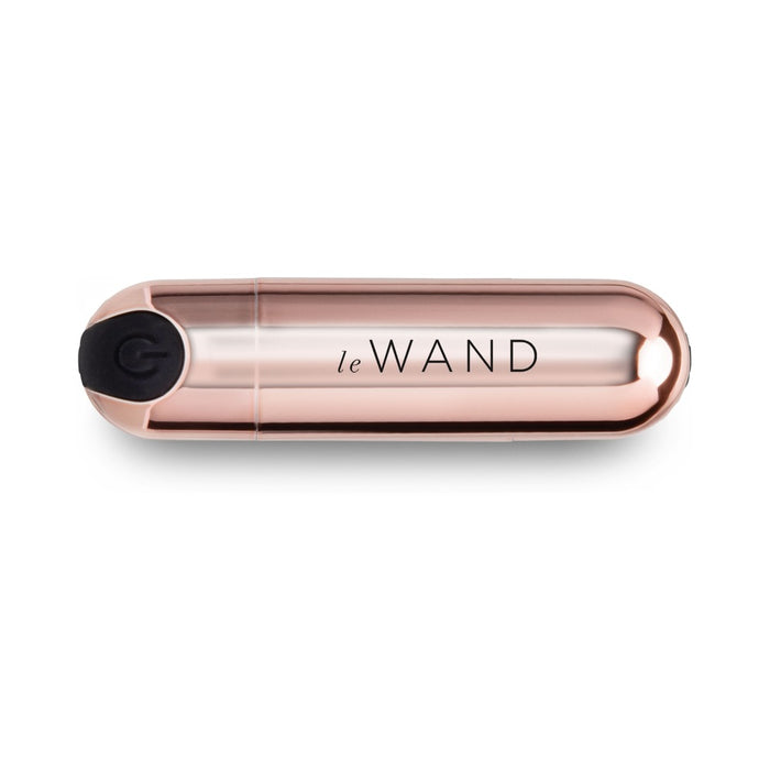 Le Wand Essentials Mini Rechargeable Rose Gold Bullet Vibrator