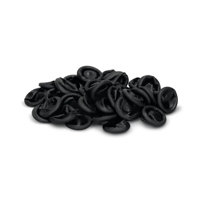 b-Vibe Essentials Anal Play Finger Cots 50-Piece Black