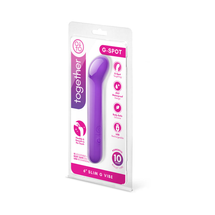 Together Mini Vibes G-Spot 6 in. Slim G Vibe
