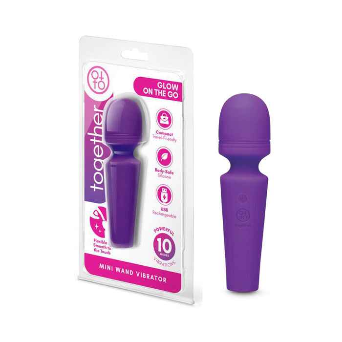 Together Glow on the Go Mini Wand Vibrator