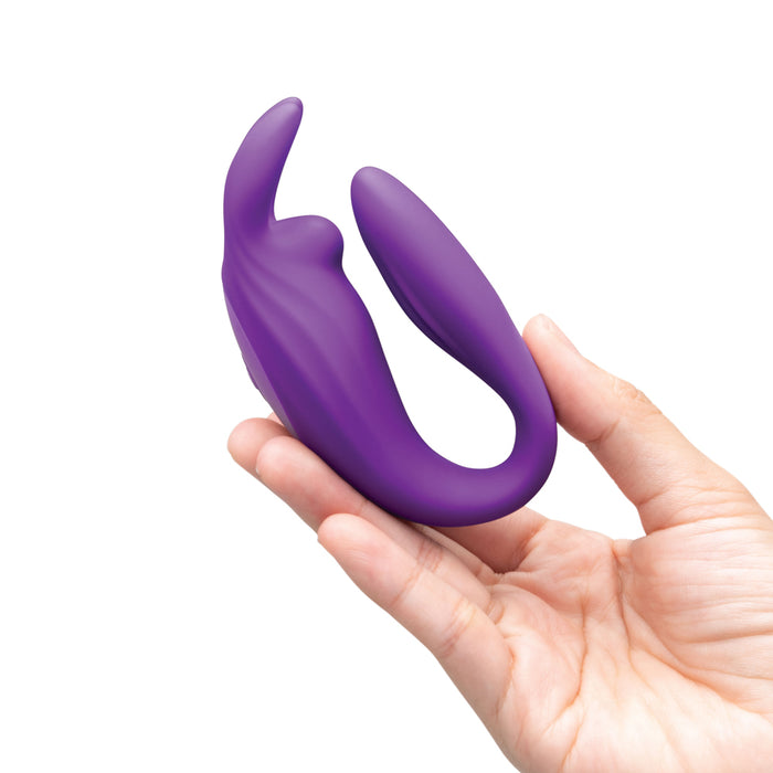 Together Seamless Silicone Textured Wearable Rabbit Vibrator with Remote Control