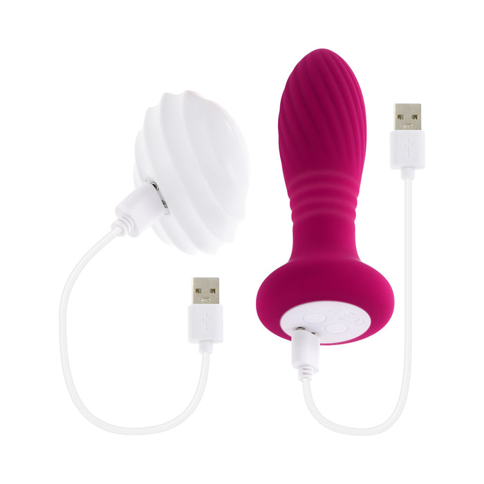 Evolved Party Plug Silicone Rechargeable Burgundy