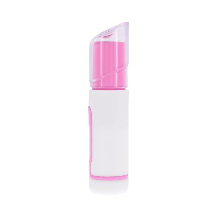 Evolved Pucker Up Silicone Rechargeable Pink/White Pearl