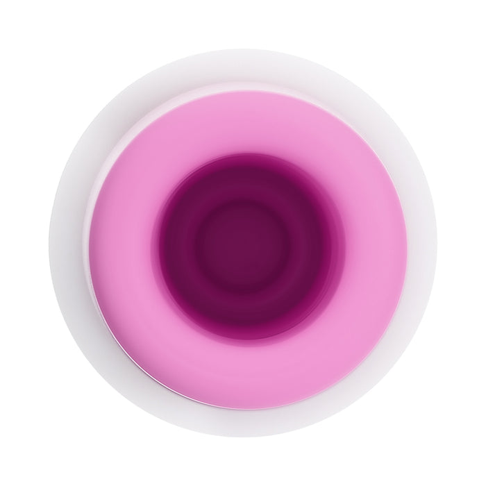 Evolved Pucker Up Silicone Rechargeable Pink/White Pearl