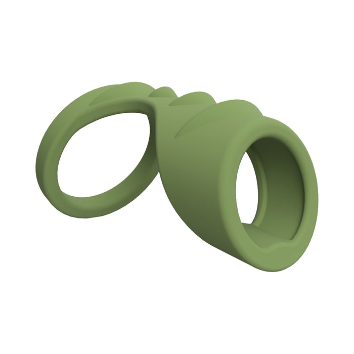 Screamin' Dragon Forest Dragon G-Spot Texture Ring Green