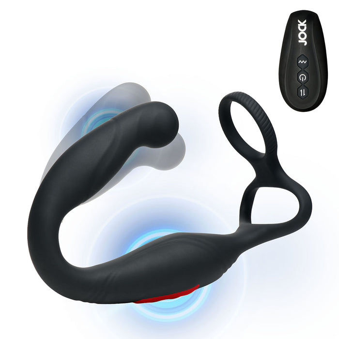 JOCK Enhancers Gyrating Prostate Vibrator with C-Ring