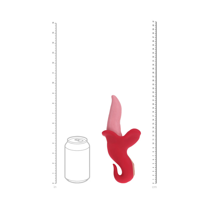 Loveline Spin Rotating Vibrating Tongue Pink