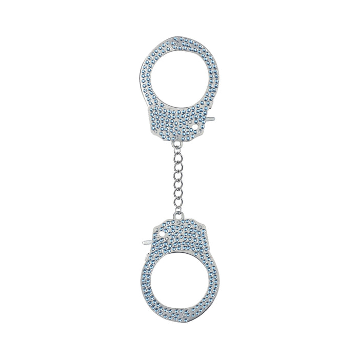 Ouch! Heavy-Duty Diamond Handcuffs Blue